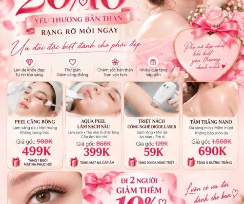 ƯU ĐÃI ĐẶC BIỆT CHÀO MỪNG 20/10