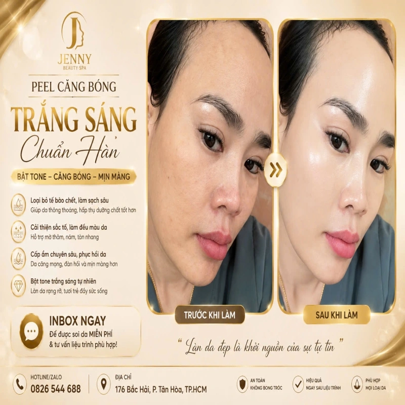 PEEL CĂNG BÓNG TRẮNG SÁNG – BẬT TONE LÀN DA, LẤY LẠI SỰ TỰ TIN 