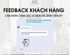 “Feedback khách hàng sau khi lấy nhân mụn tại Jenny Beauty Spa ?