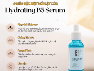💦 CẤP ẨM – PHỤC HỒI – LÀM DỊU DA NGAY TỨC THÌ! 💦 ✨ HYDRATING B5 SERUM – 
